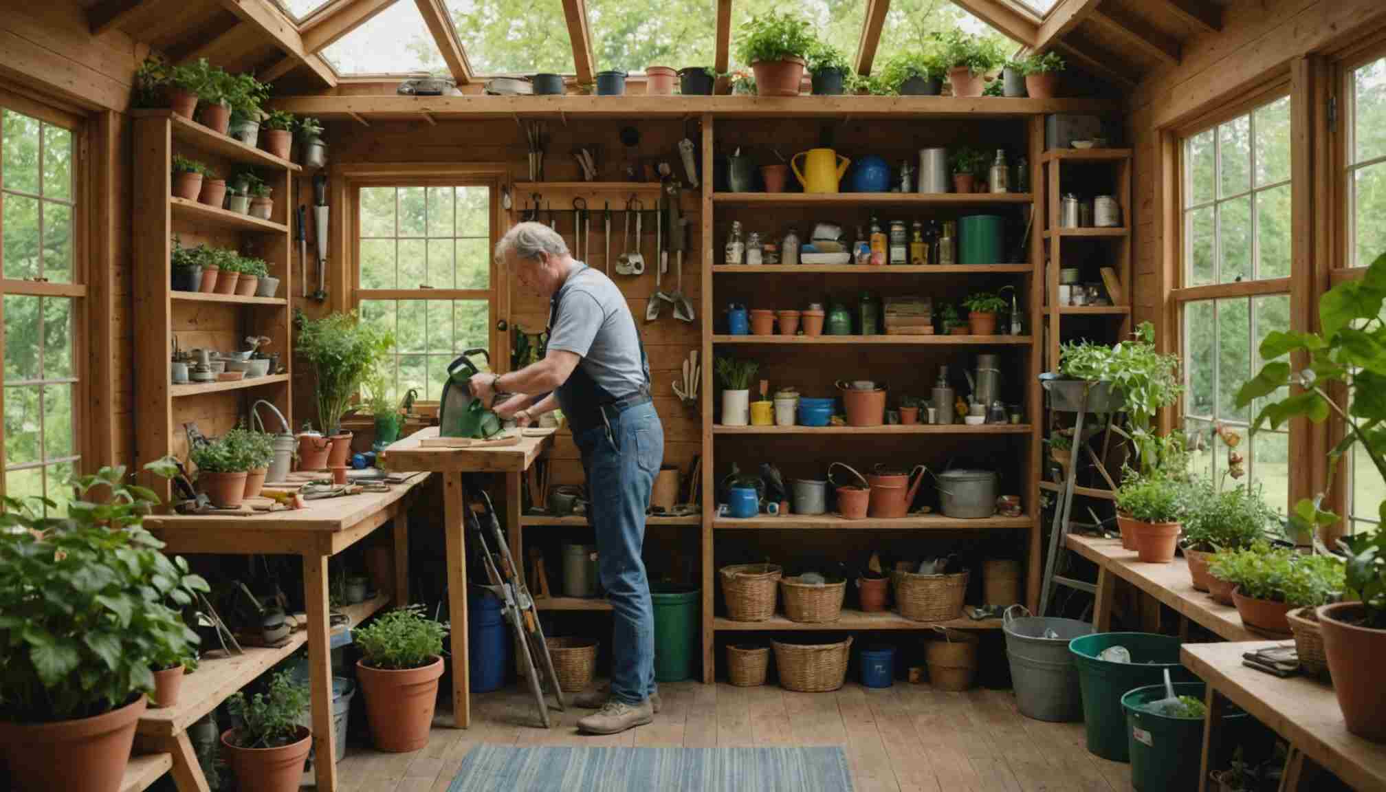 3 idées créatives pour aménager votre abri de jardin