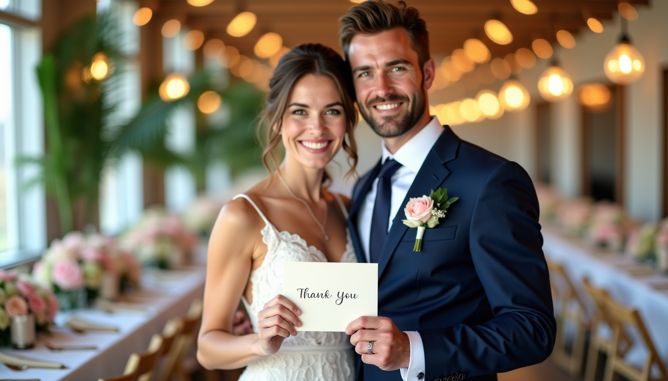 Comment remercier ses invités après le mariage